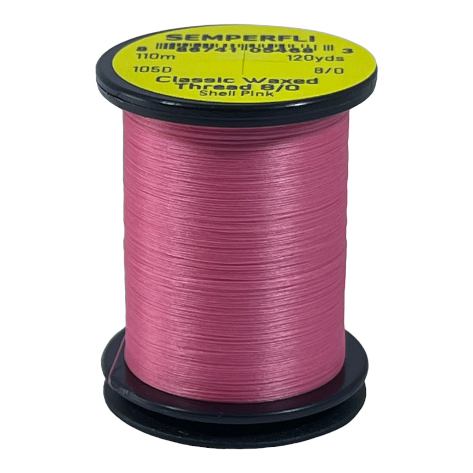 Semperfli Classic Waxed Thread 8/0 110m (120 Yards) Shell Pink